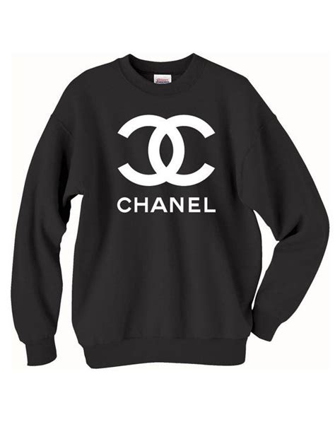 chanel crewneck grey|Chanel black and white cardigans.